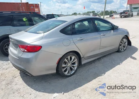 2015 Chrysler 200 S из США, поврежденный, VIN 1C3CCCBB0FN695844